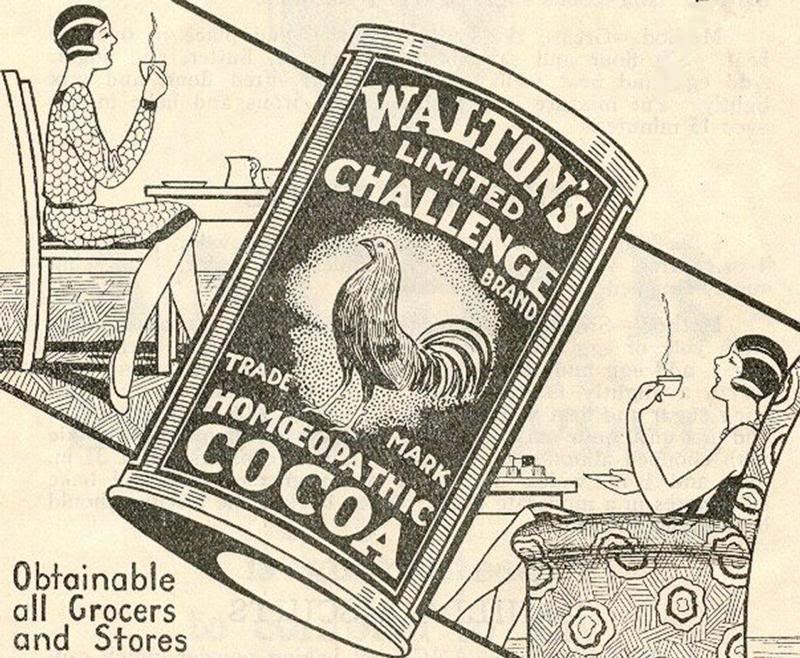 Waltons advertisement from the mid 1920s