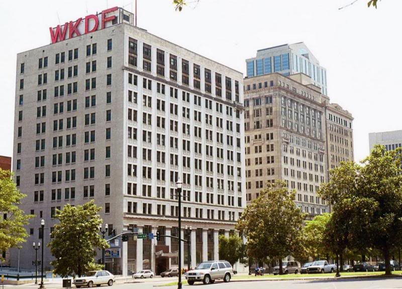 Buildings facing Public Square, downtown Nashville.