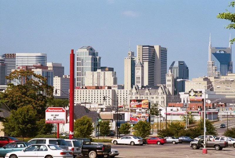 Nashville skyline from Music Row.