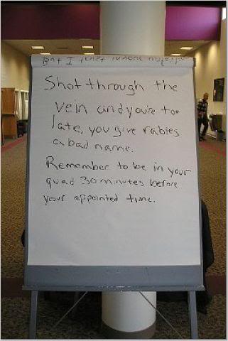 Shot through the Vein...