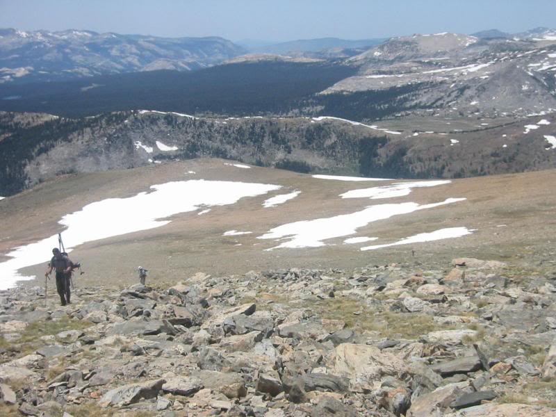 Starting the talus slog