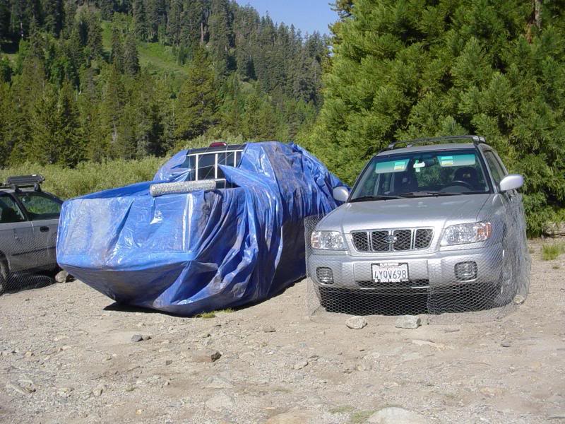 Tekdude's truck is neatly wrapped. To the right is the...