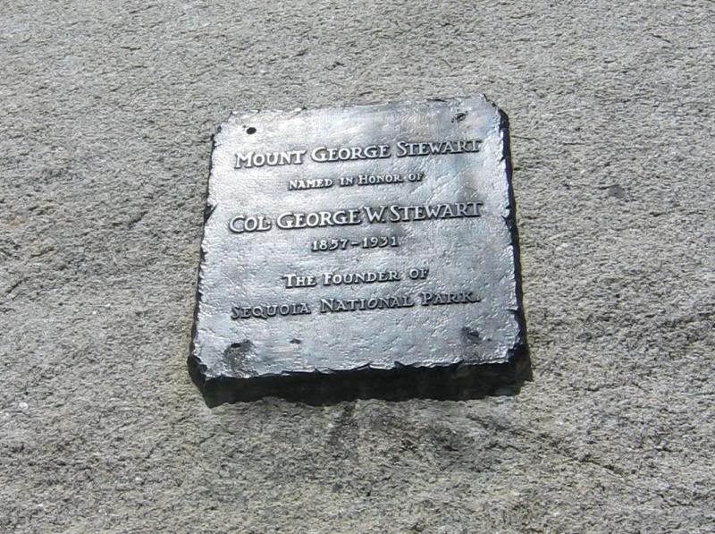 plaque on kaweah gap