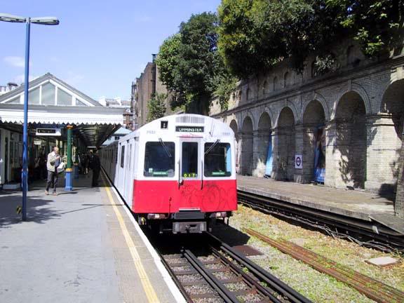 District Line Train, S. Kensington