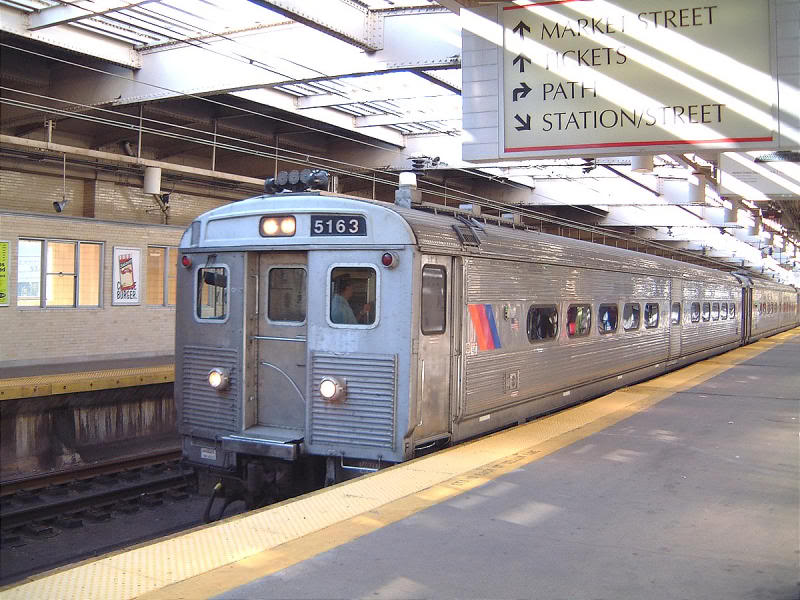 NJTransit train to Hoboken
