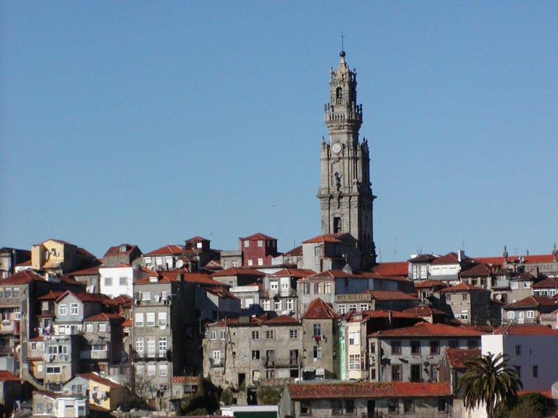 Casario & Torre dos Clerigos, Porto, Portugal