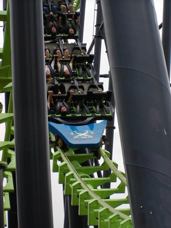 X Flight - Going through the loop