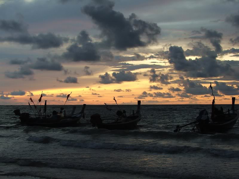 Sunset at Nai Yang Beach, Phuket, Thailand