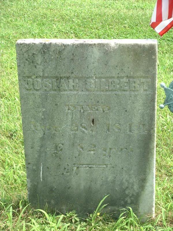 dscf 0351 (313) Tombstone For Josiah Gilbert 1759-1844,...