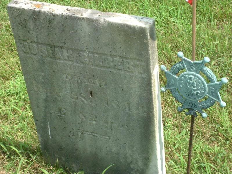 dscf 0352 (314) Tombstone For Josiah Gilbert 1759-1844...