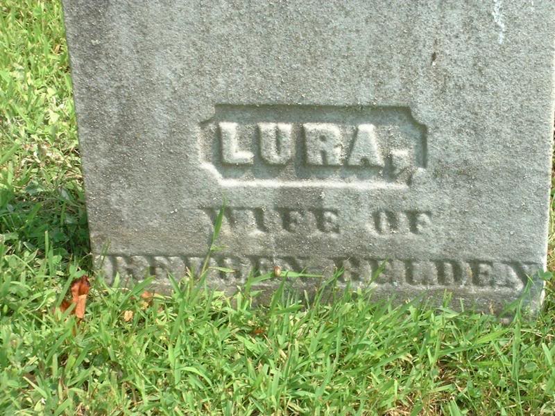 dscf 0354 (316) Tombstone for Lura (Allis) Belden 1780...