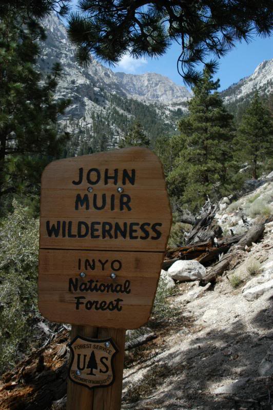 Entering John Muir Wilderness