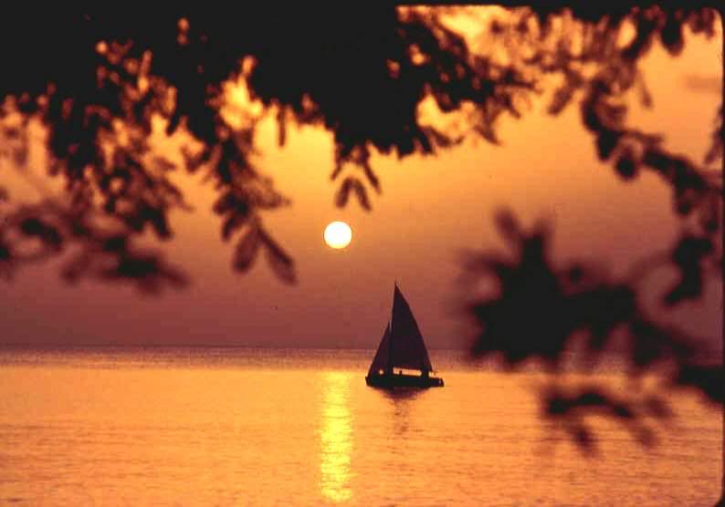 Sunset at Grand Anse Beach