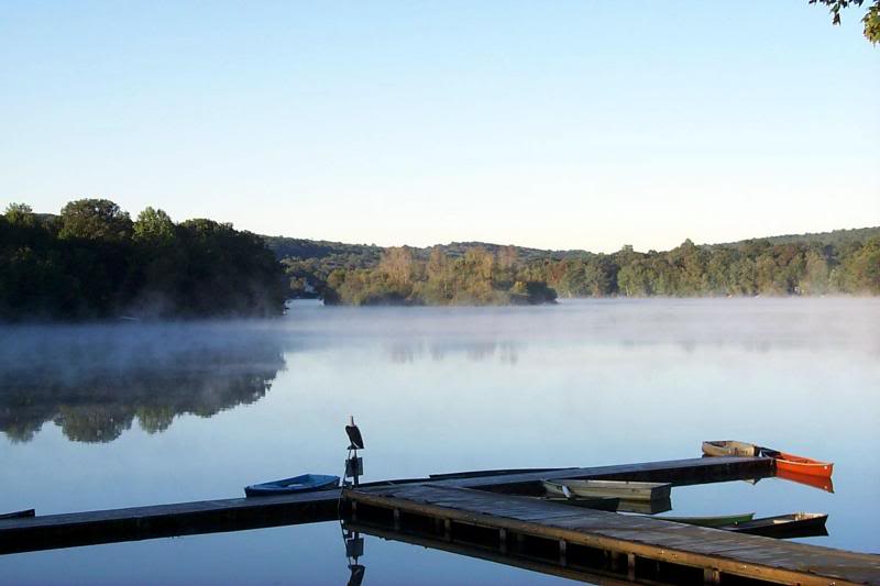 A Fall Morning at Shongum Lake in Randolph, Morris Voun...