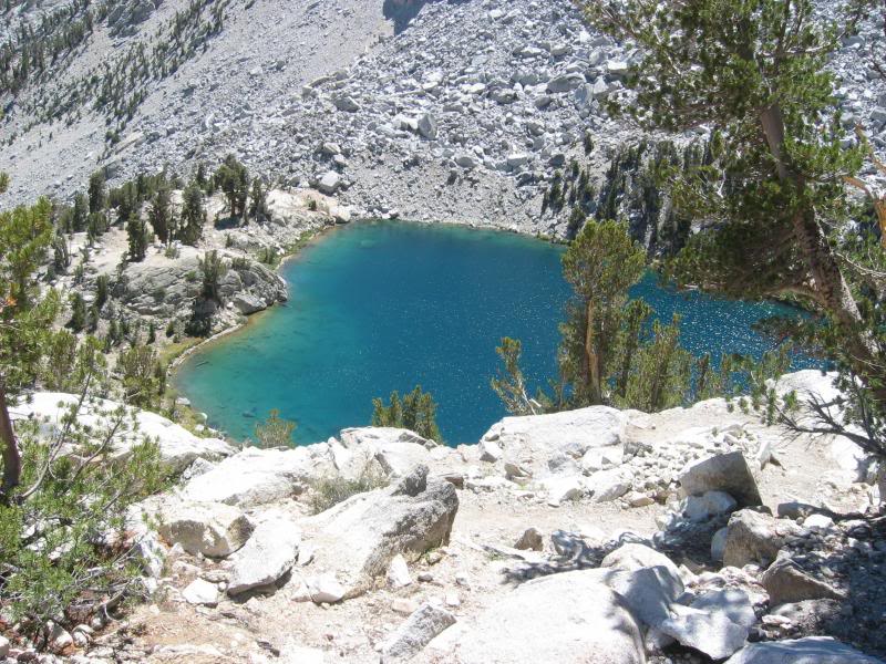 Heart Lake from the trail. I didn't take photos of the...
