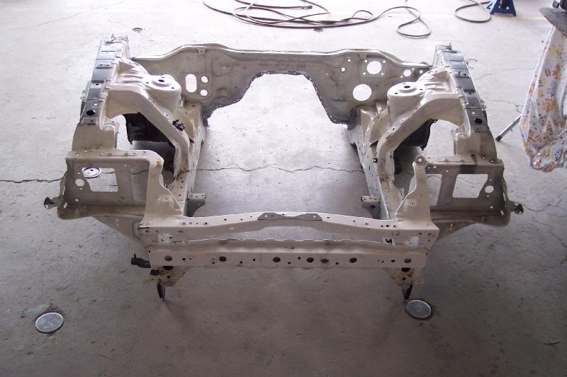 Front view of new front end