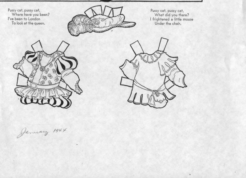 Nursery rhyme cat by Maurieta Wellman 2, Children's Act...