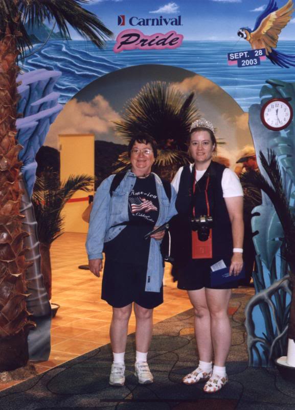 Boarding the Carnival Pride