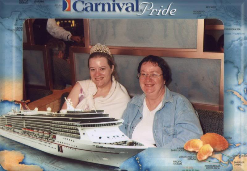 First night of our first cruise together
