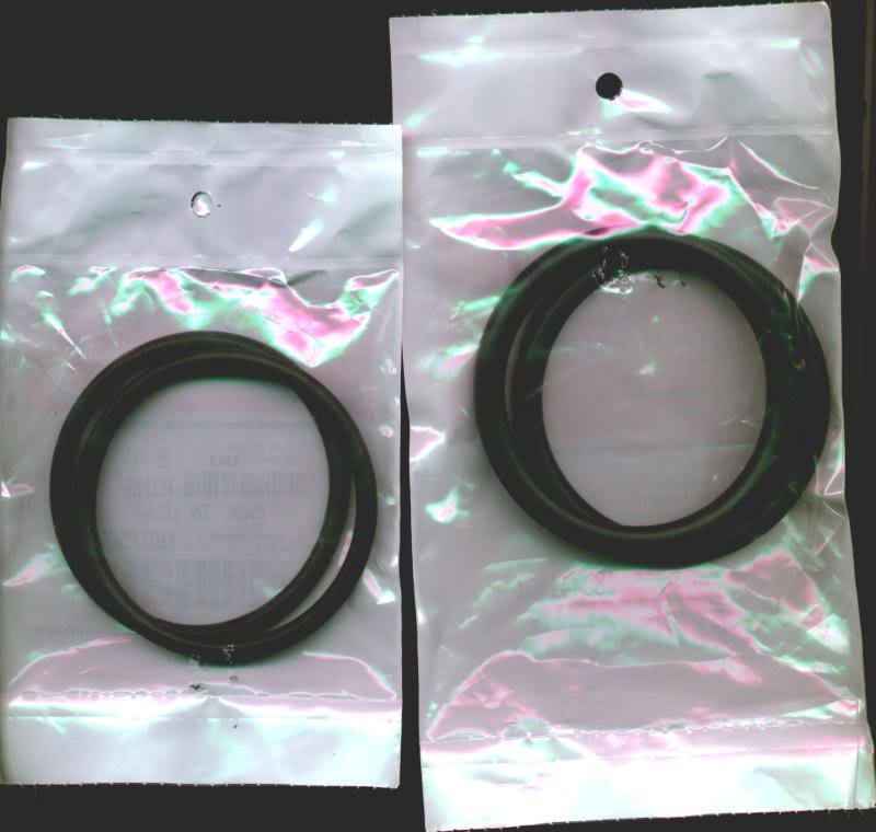 0-rings for oil cooler